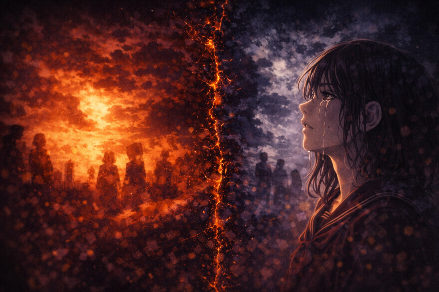 なぜ私たちは“絶望”に惹かれるのか|ダーク・鬱系アニメが刺さる心理と共振 | 感情設計シネマ